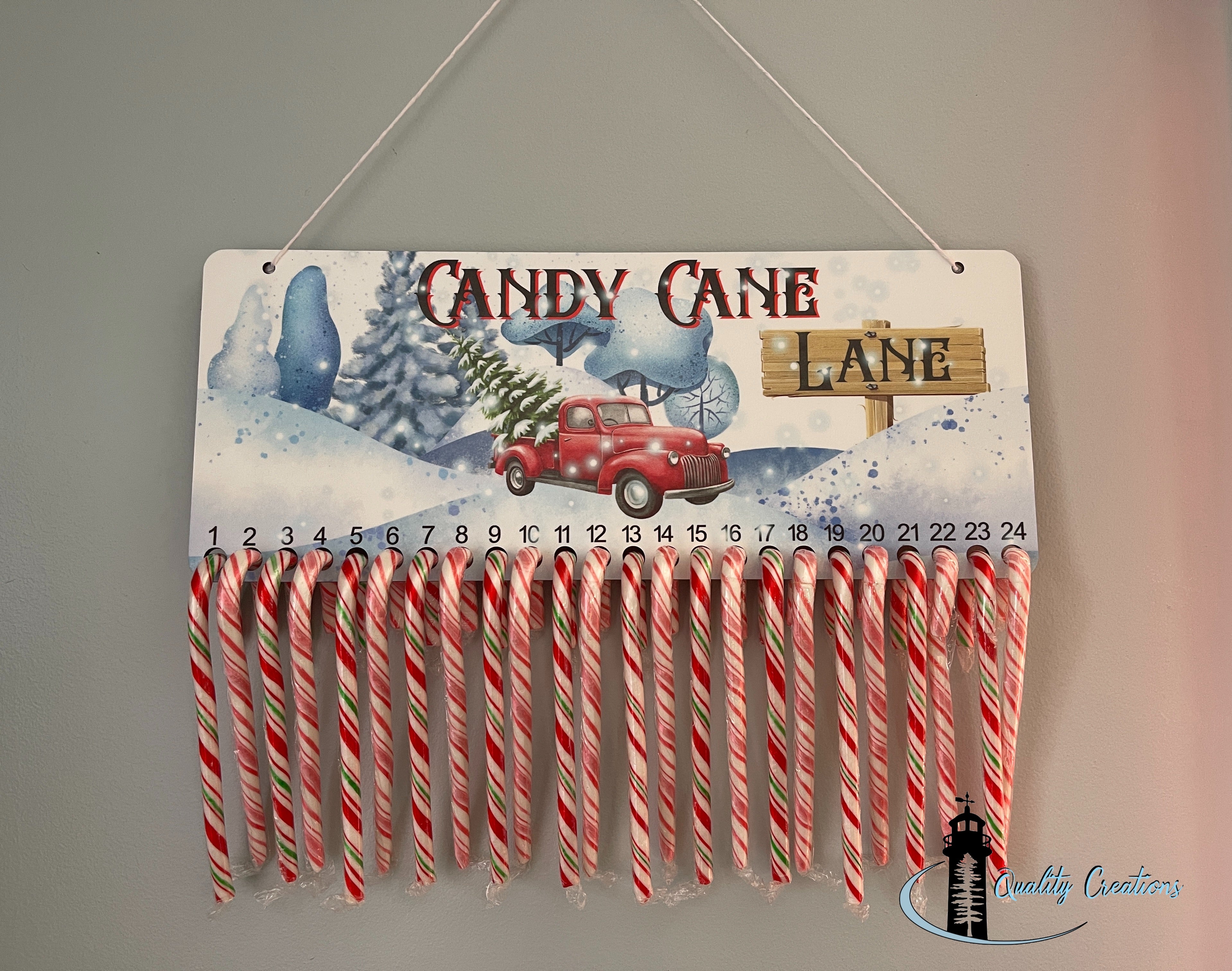 Candy cane countdown